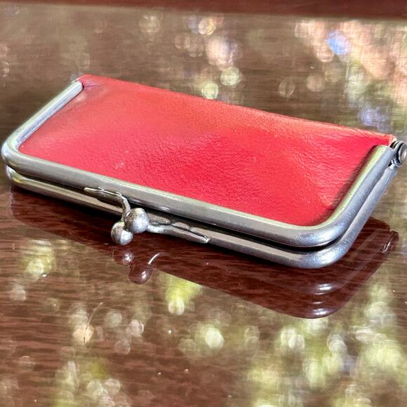 Vintage Red Leather Travel Manicure Set West Germany - Picture 2 of 11